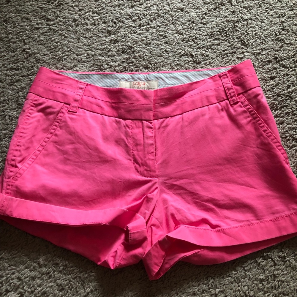 hot pink shorts